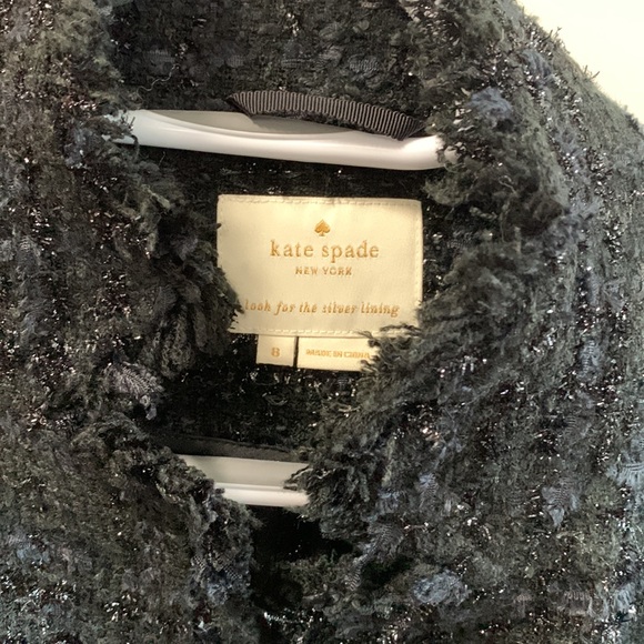 Kate Spade black jacket size 8 - Picture 3 of 6